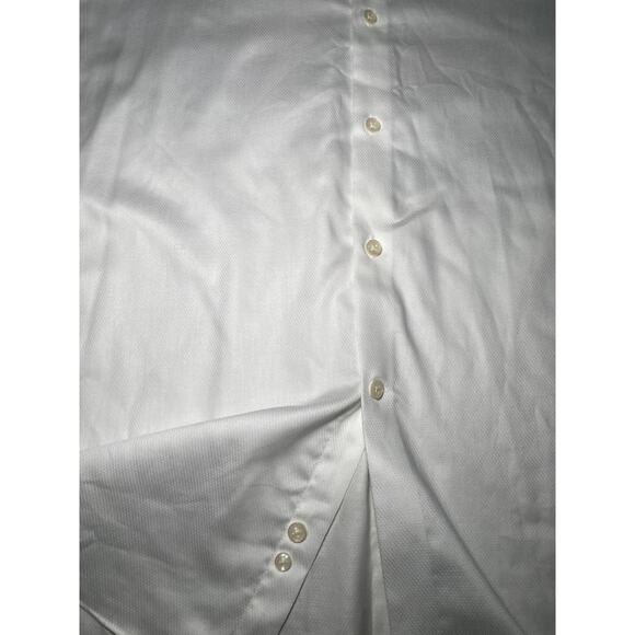 Michael Kors - Men's White Airsoft Stretch - Dress Shirt - Size XL - Picture 9 of 12